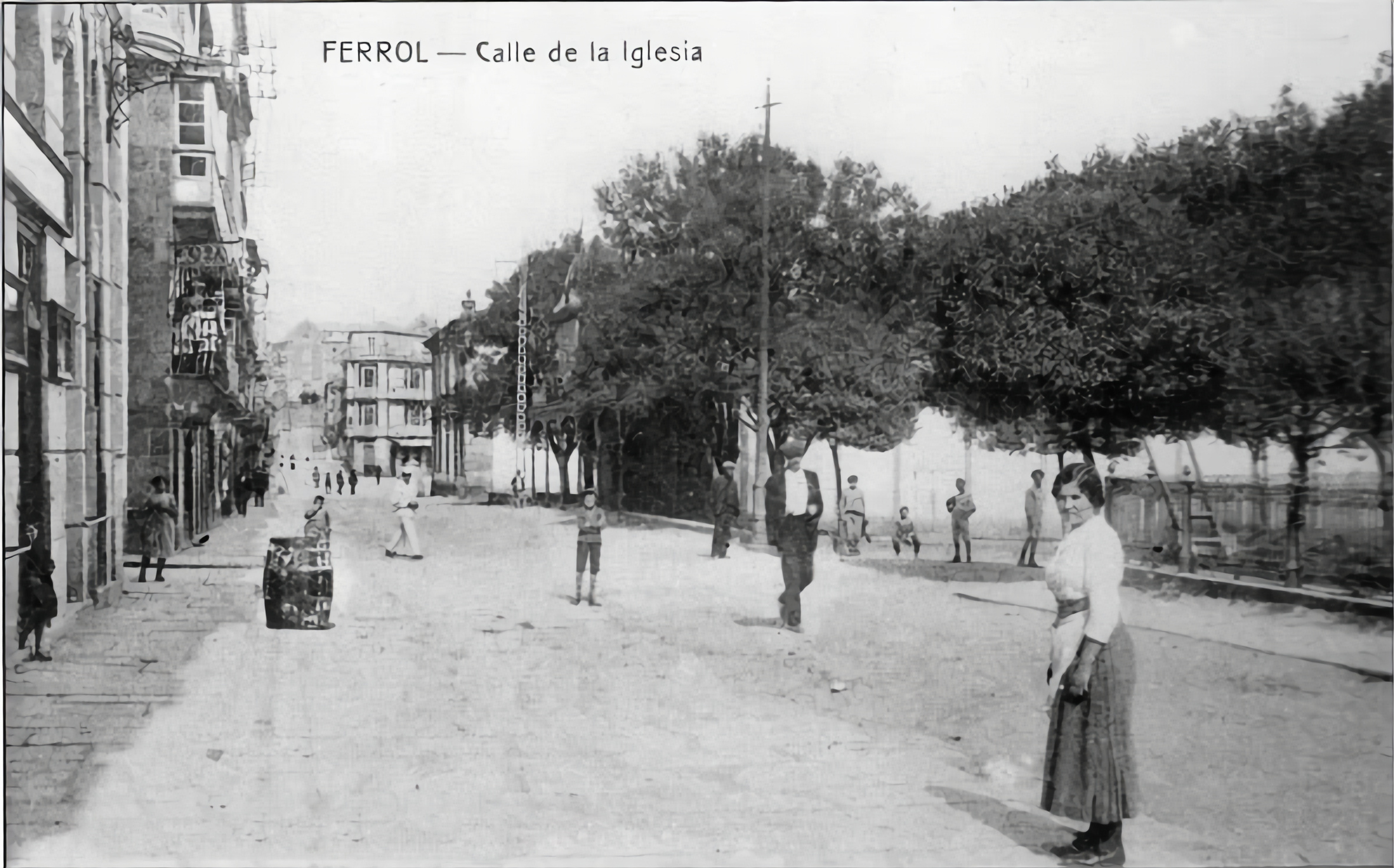 Vista general de Ferrol